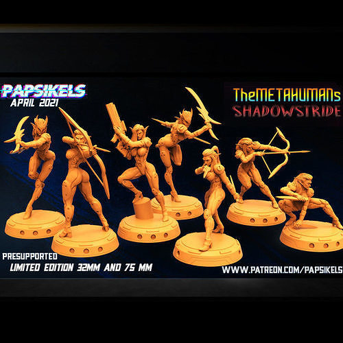 THE METAHUMANS APRIL 2021 FULL RELEASE 3D print model
