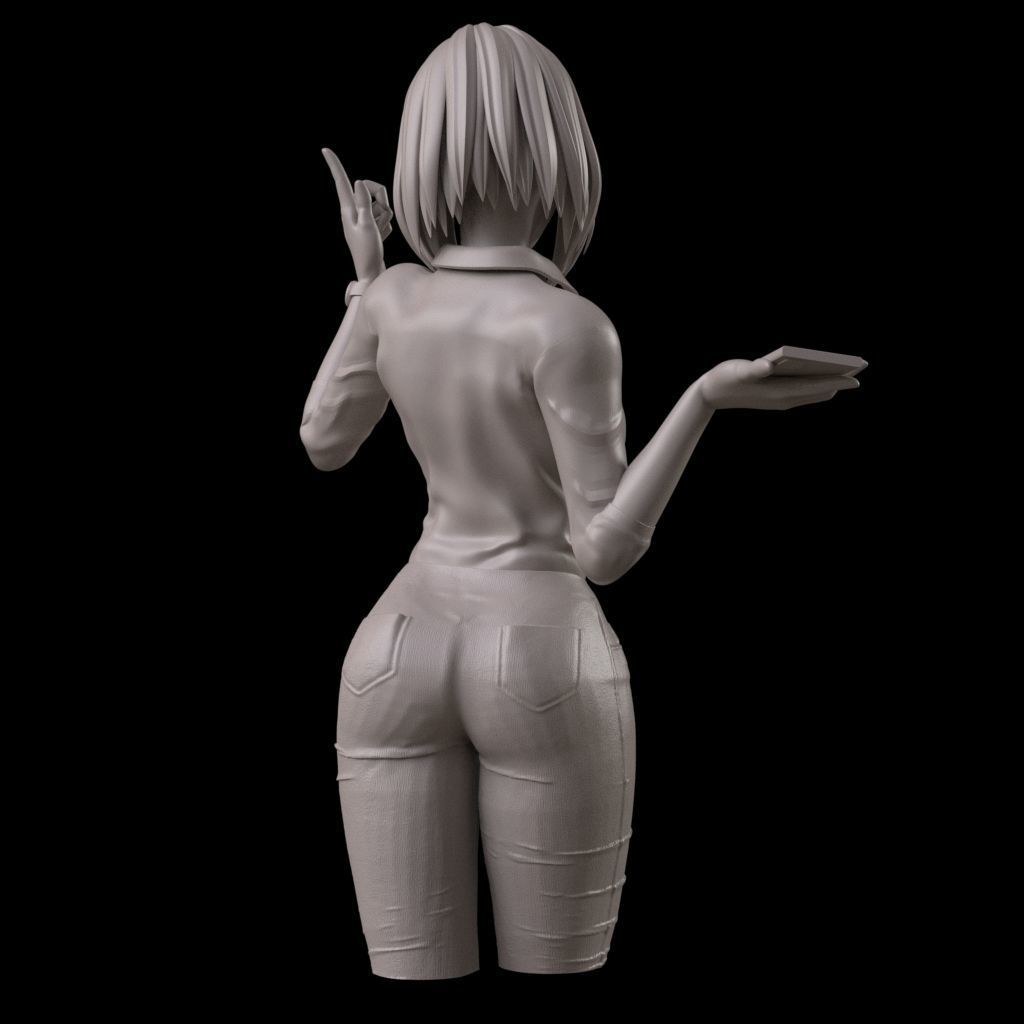 Samsung Girl Samantha  3D print model_3