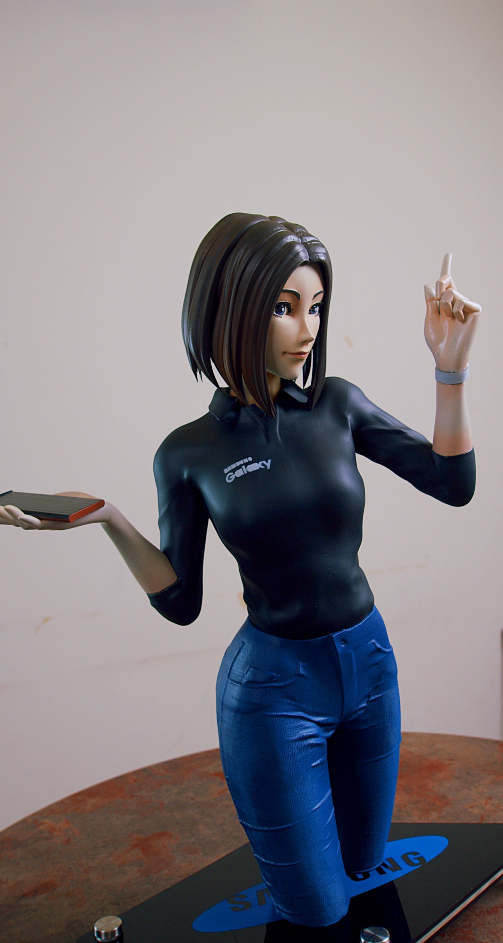 Samsung Girl Samantha  3D print model_9