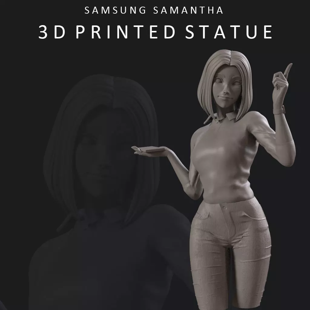 Samsung Girl Samantha  3D print model_0