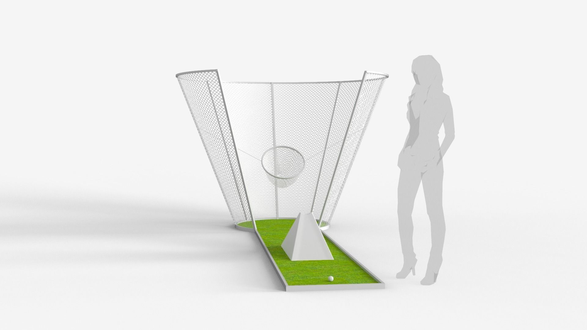 Golf Basket 3D model_2
