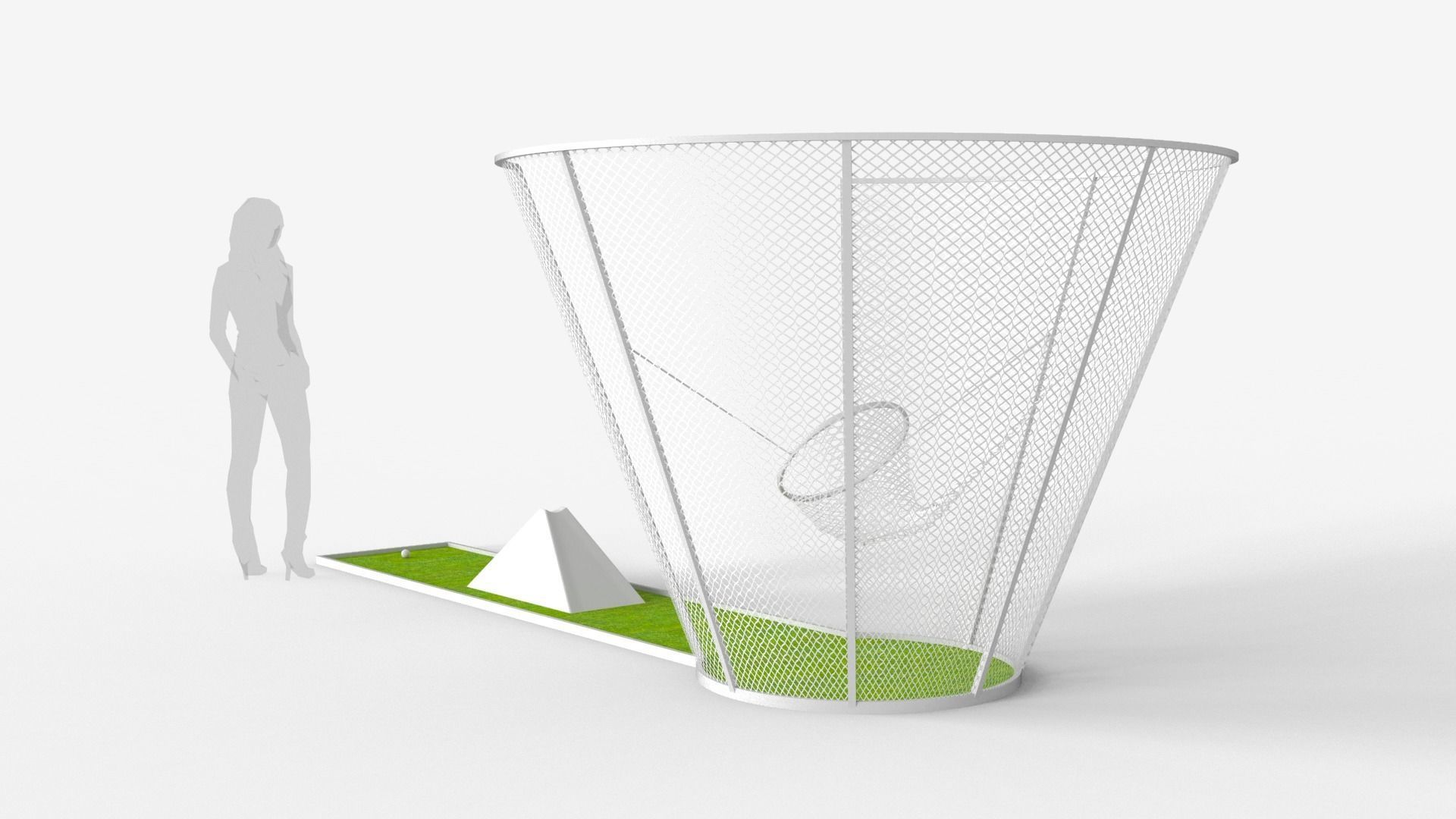 Golf Basket 3D model_5