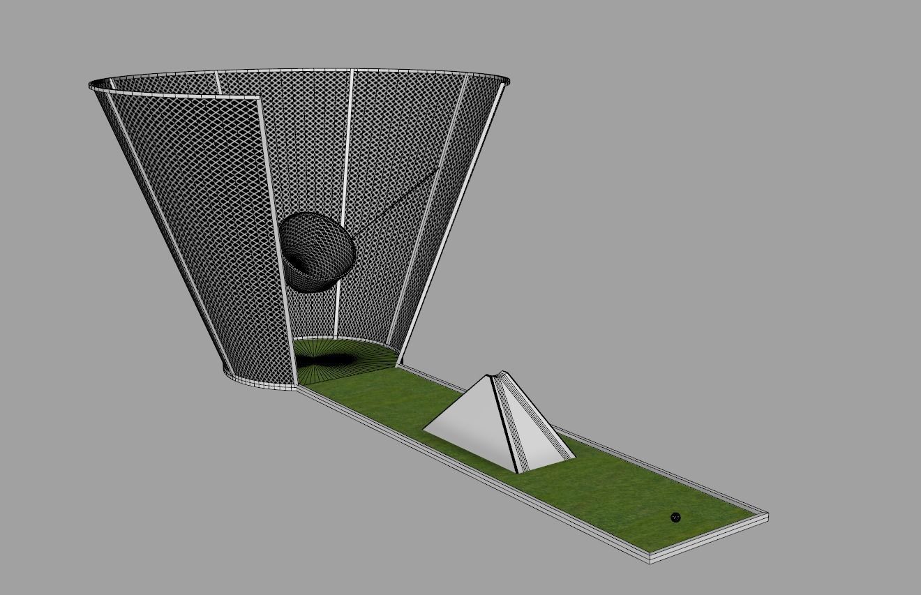 Golf Basket 3D model_9