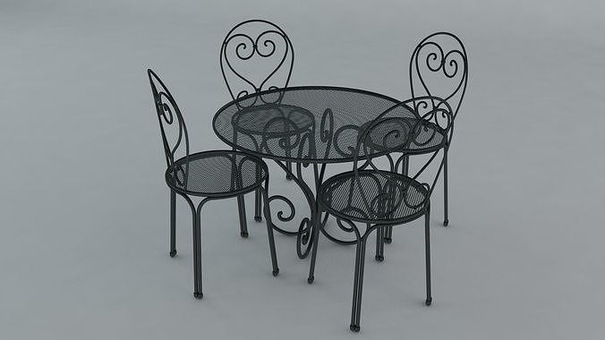 Garden Patio Furniture 3D model