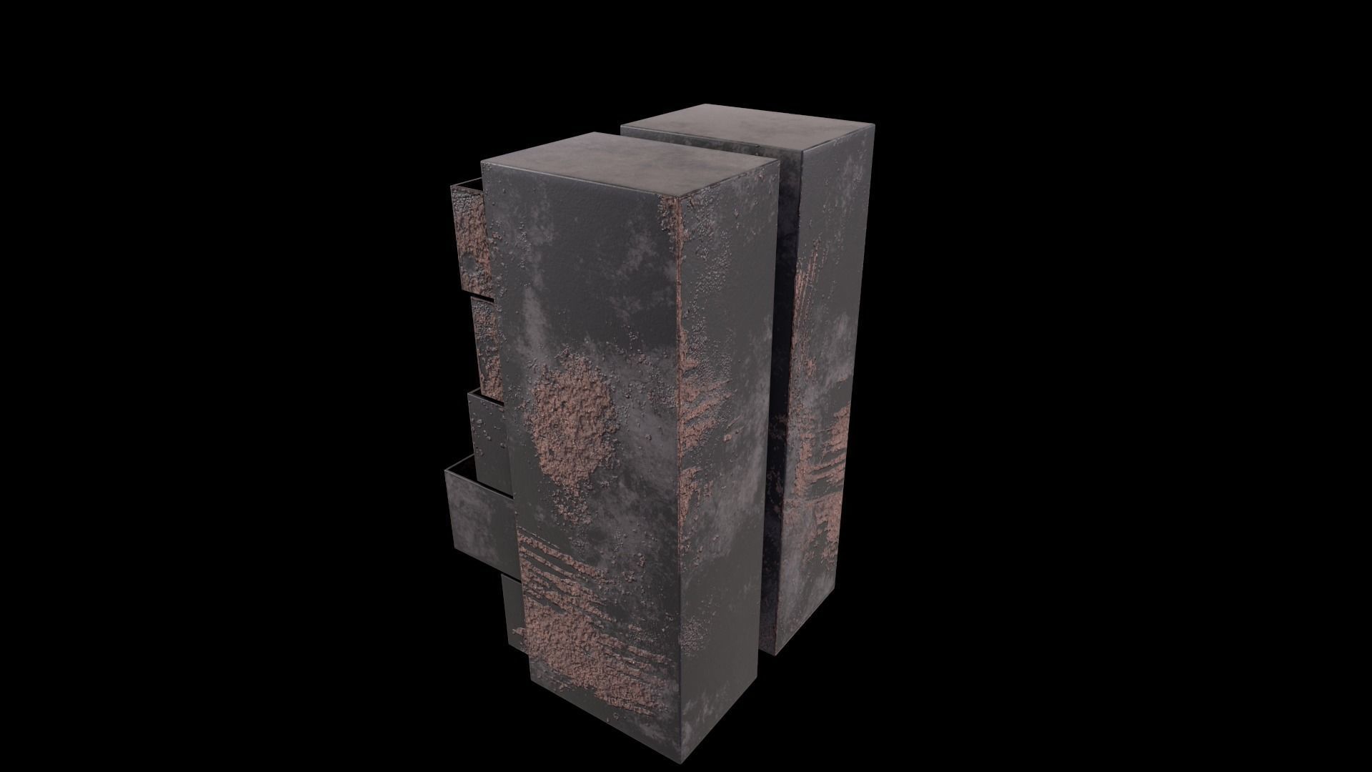 Cabinet V1 - 006 Low-poly 3D model_5