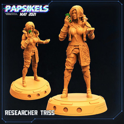 RESEARCHER TRISS 3D print model