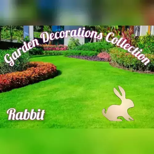 Wonderful Artificial Rabbit Home and Garden Outdoor Lawn Decor 3D model