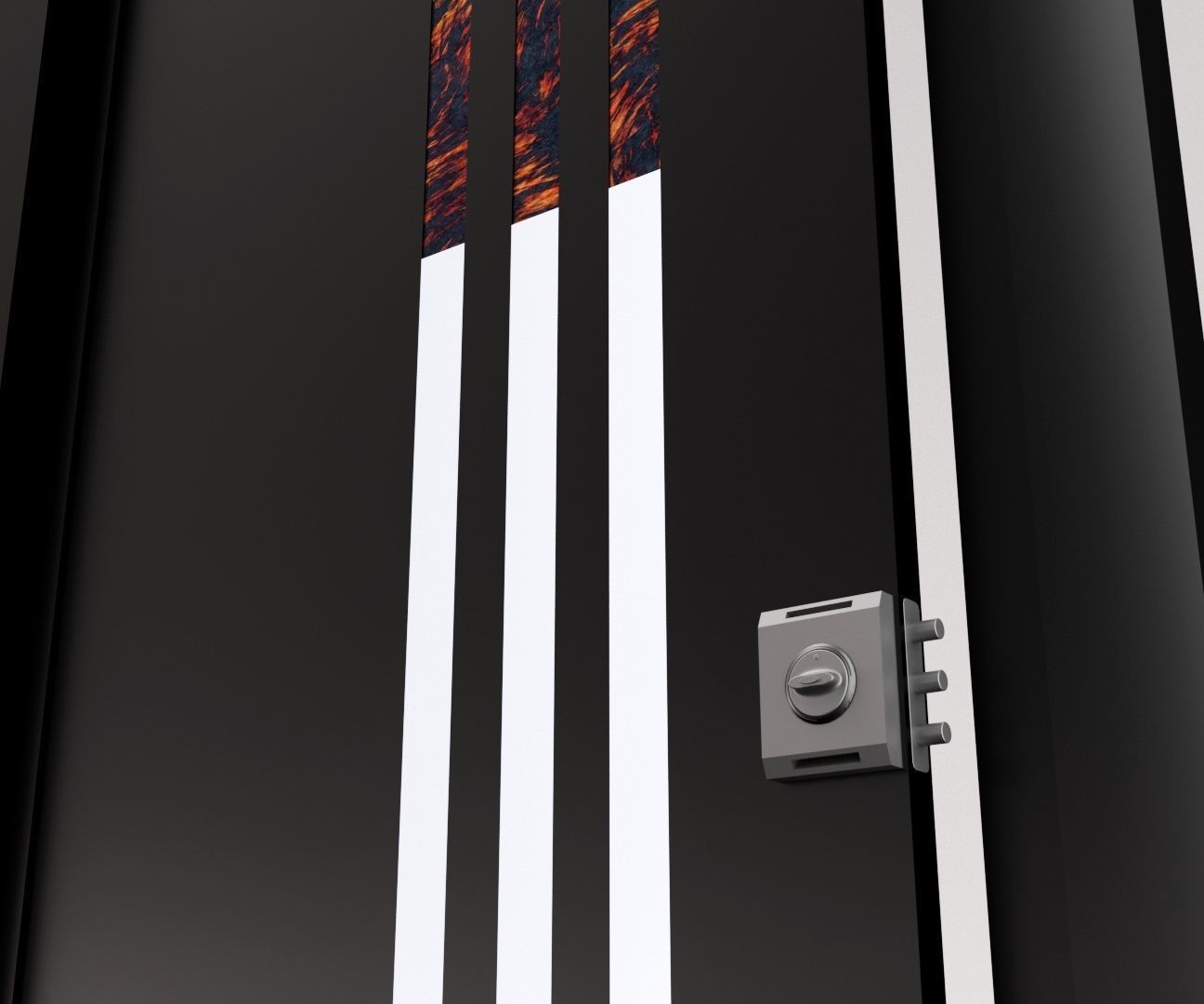 Modern Entrance Door 3D model_7