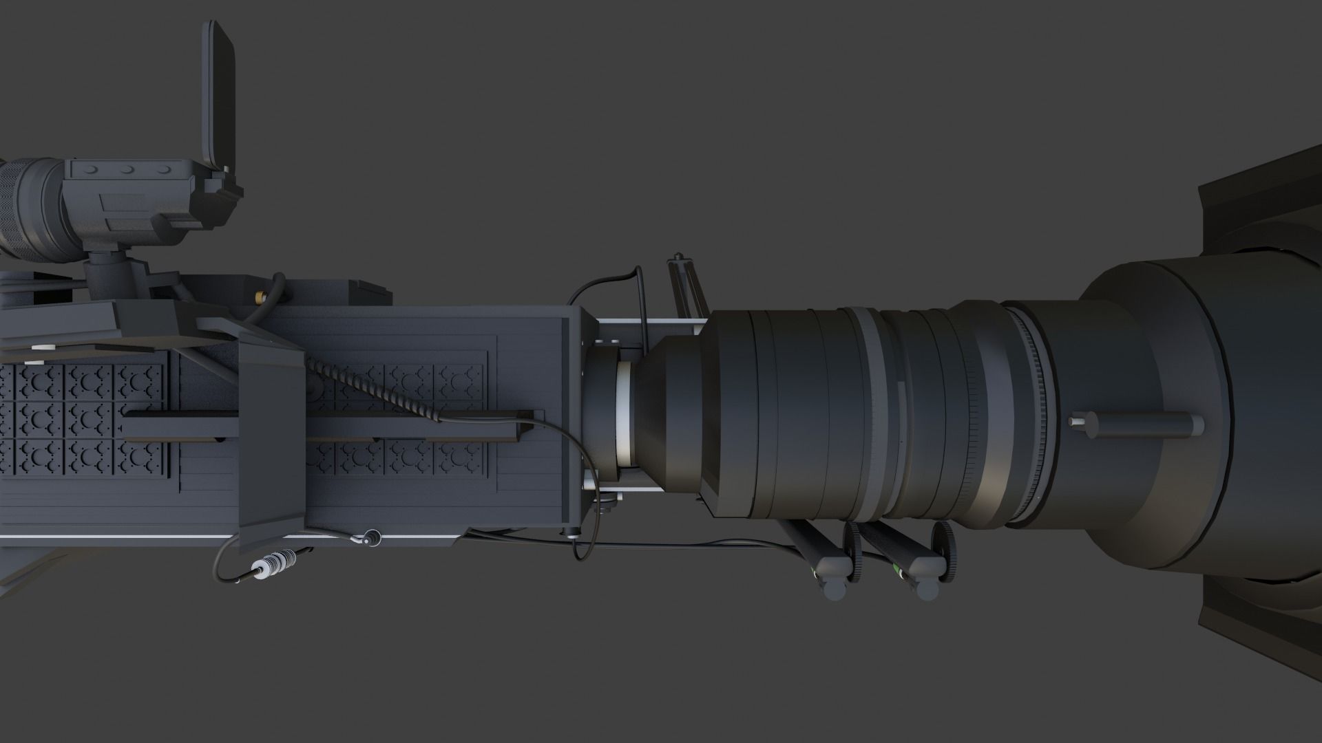 Professional Movie Camera 3D model_17