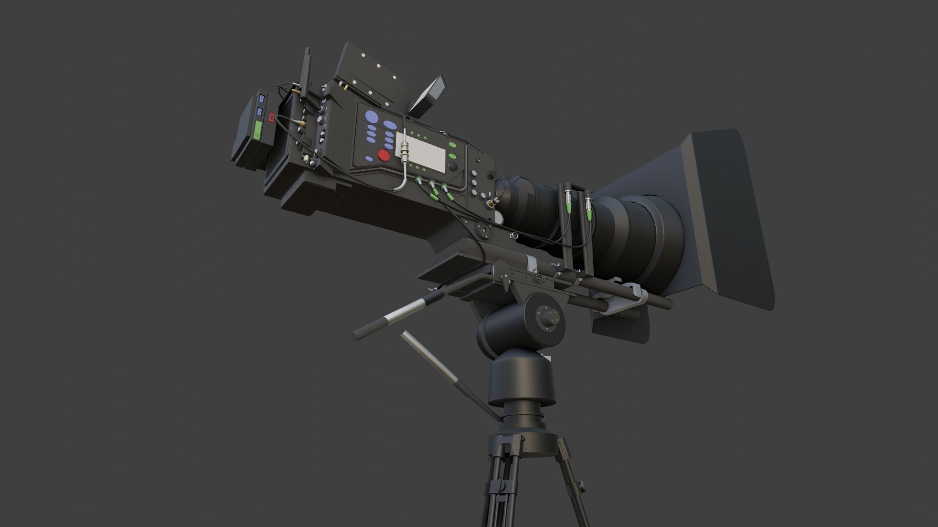 Professional Movie Camera 3D model_6