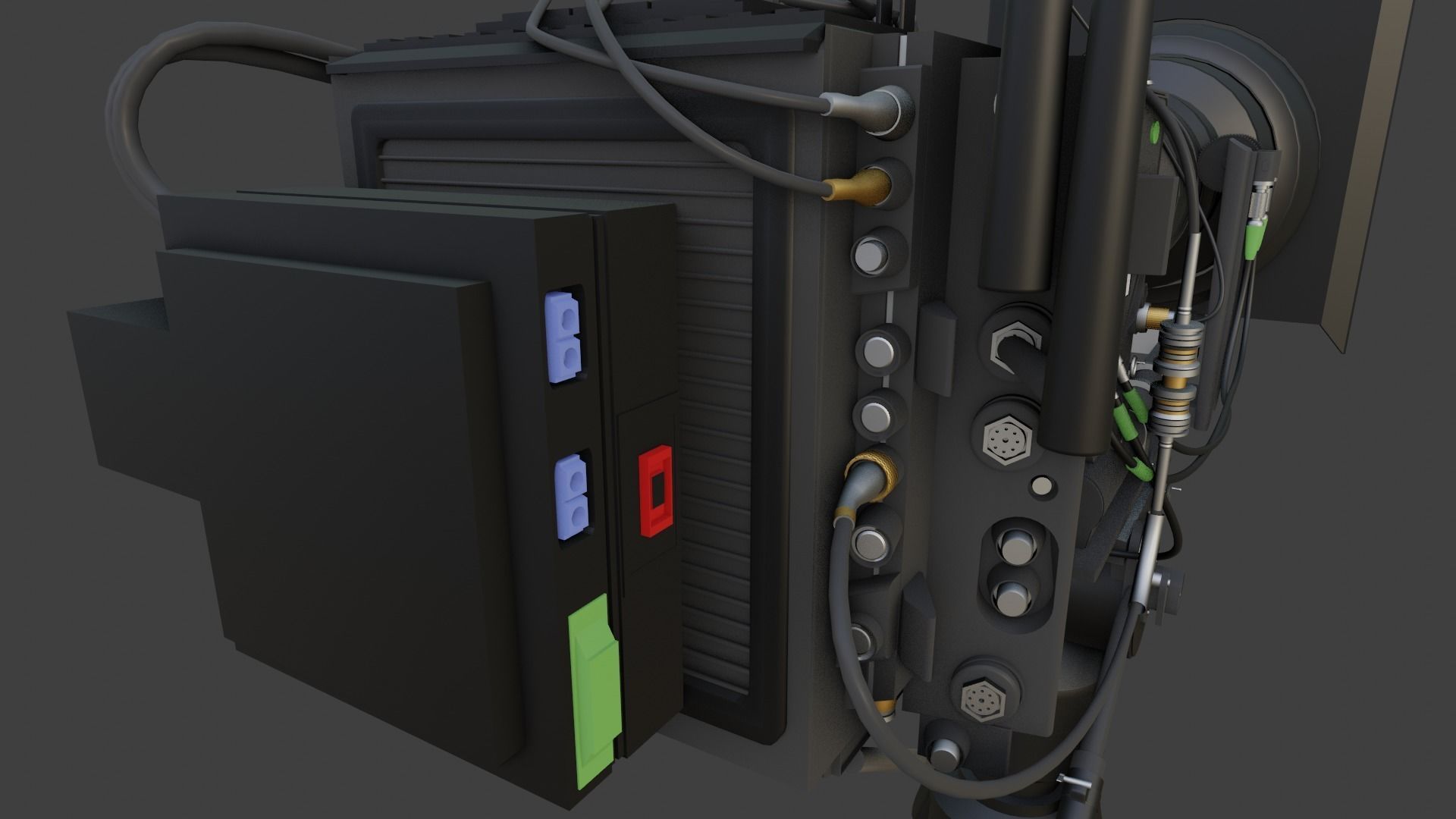Professional Movie Camera 3D model_19