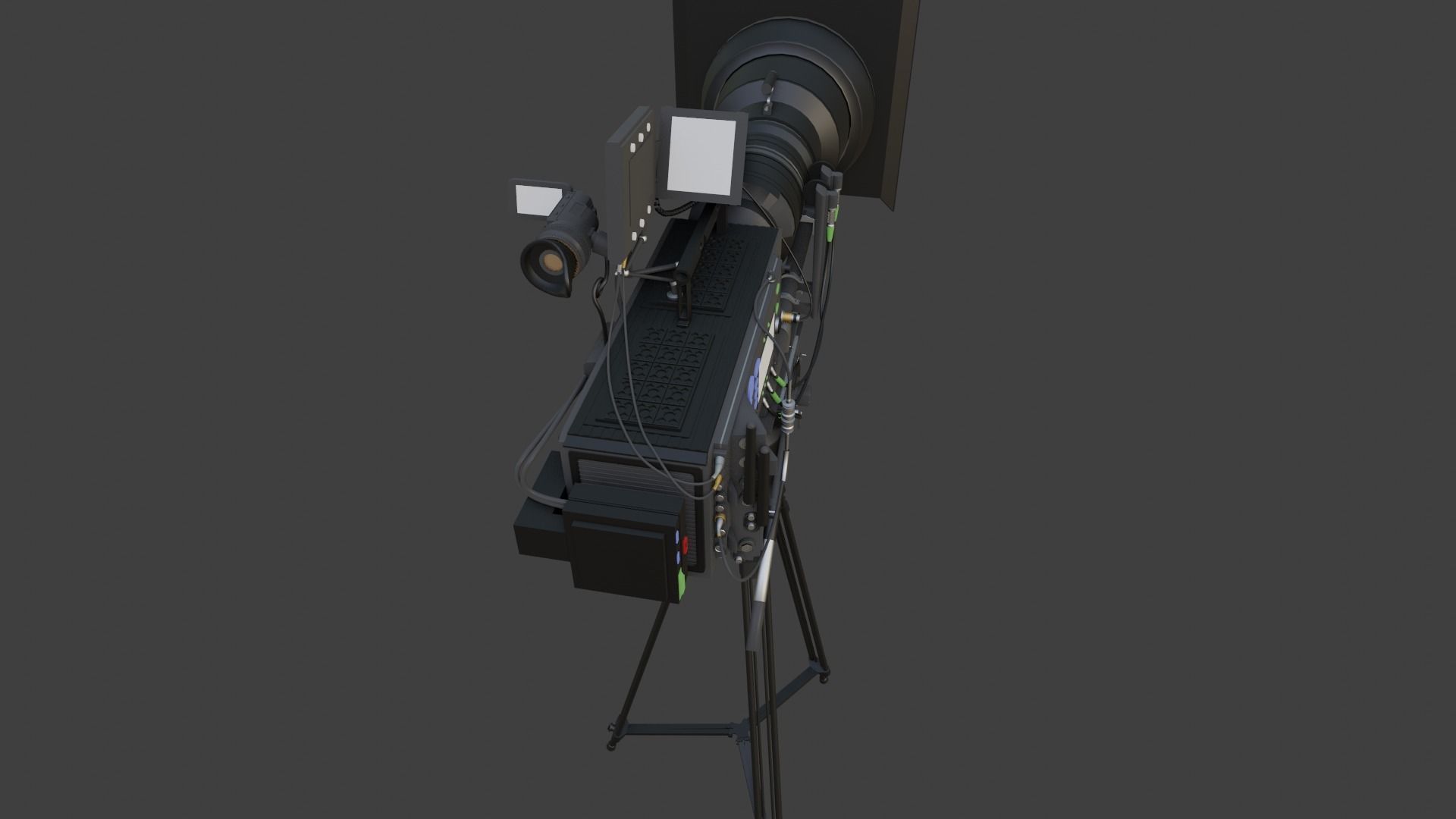 Professional Movie Camera 3D model_5