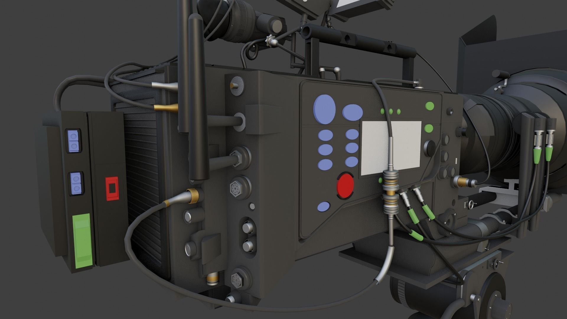 Professional Movie Camera 3D model_8