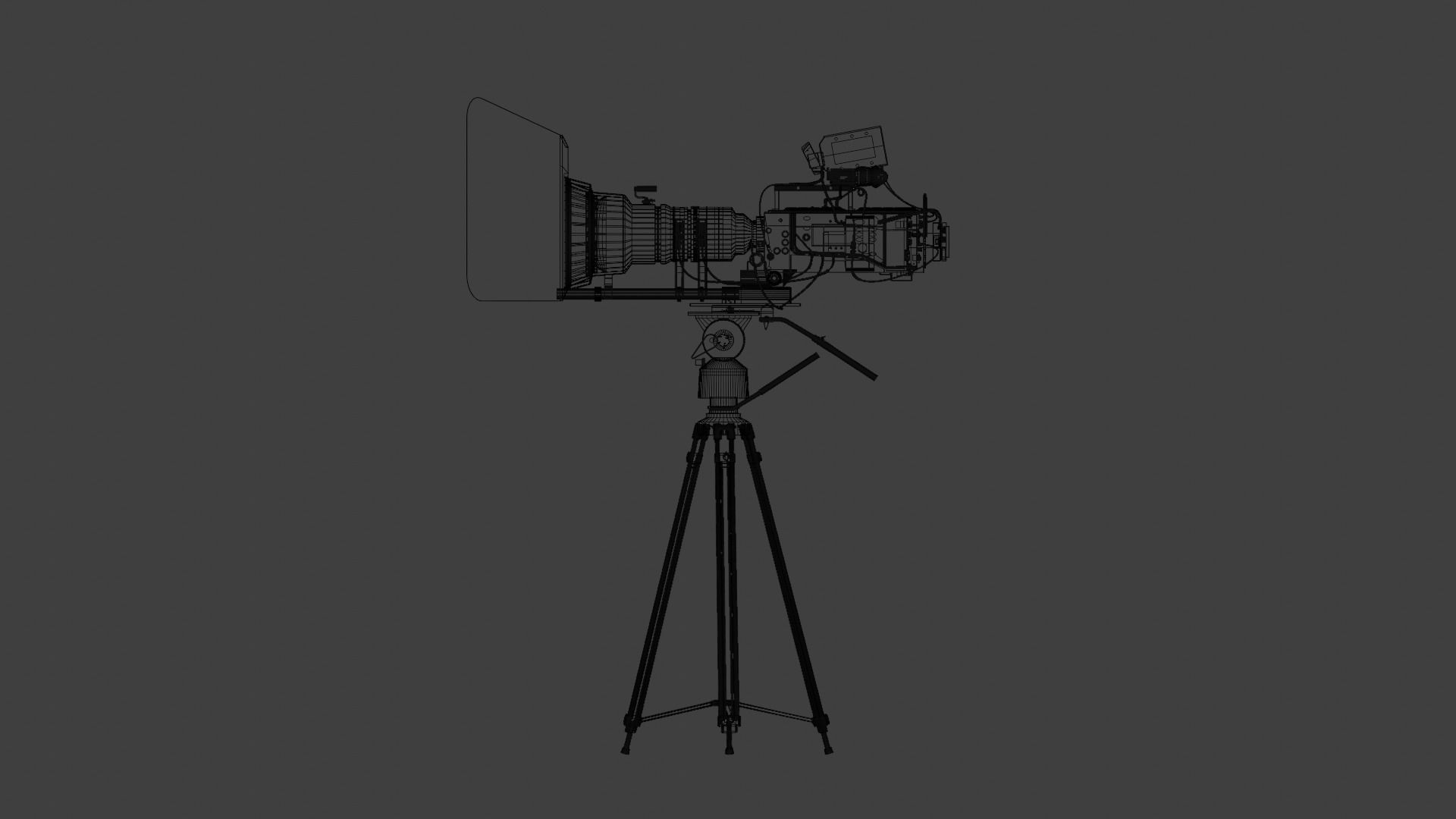 Professional Movie Camera 3D model_24