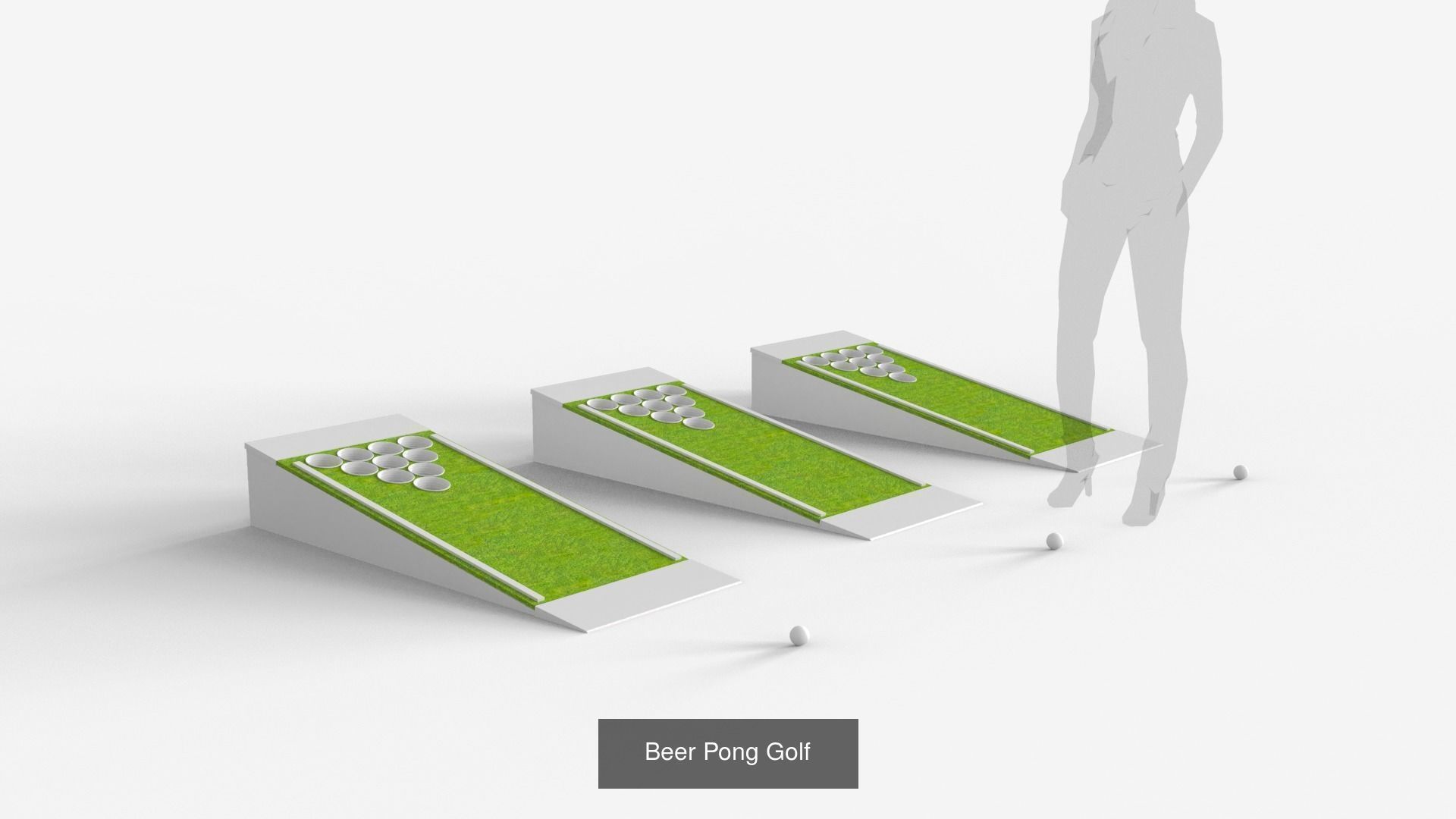 Mini Golf Games 3D Model Collection_4