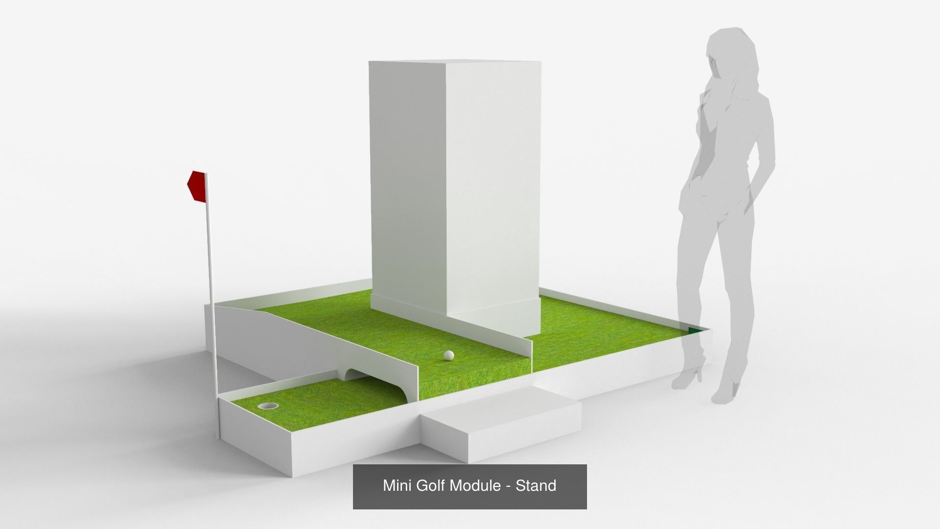 Mini Golf Games 3D Model Collection_1