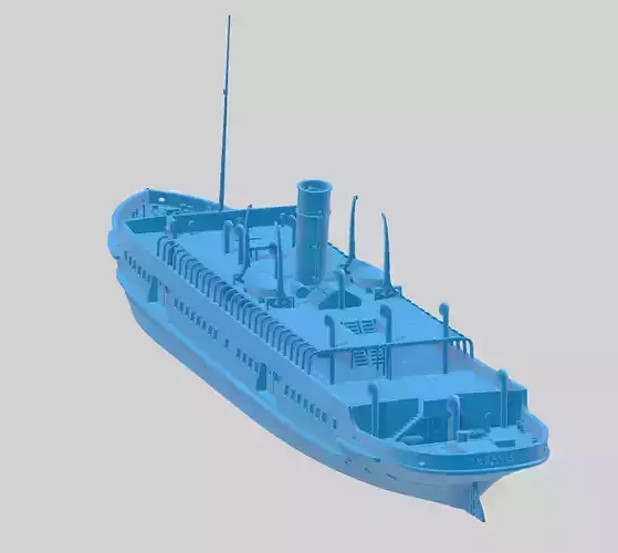 SS Nomadic Titanic s little sister - waterline printable model 3D print model