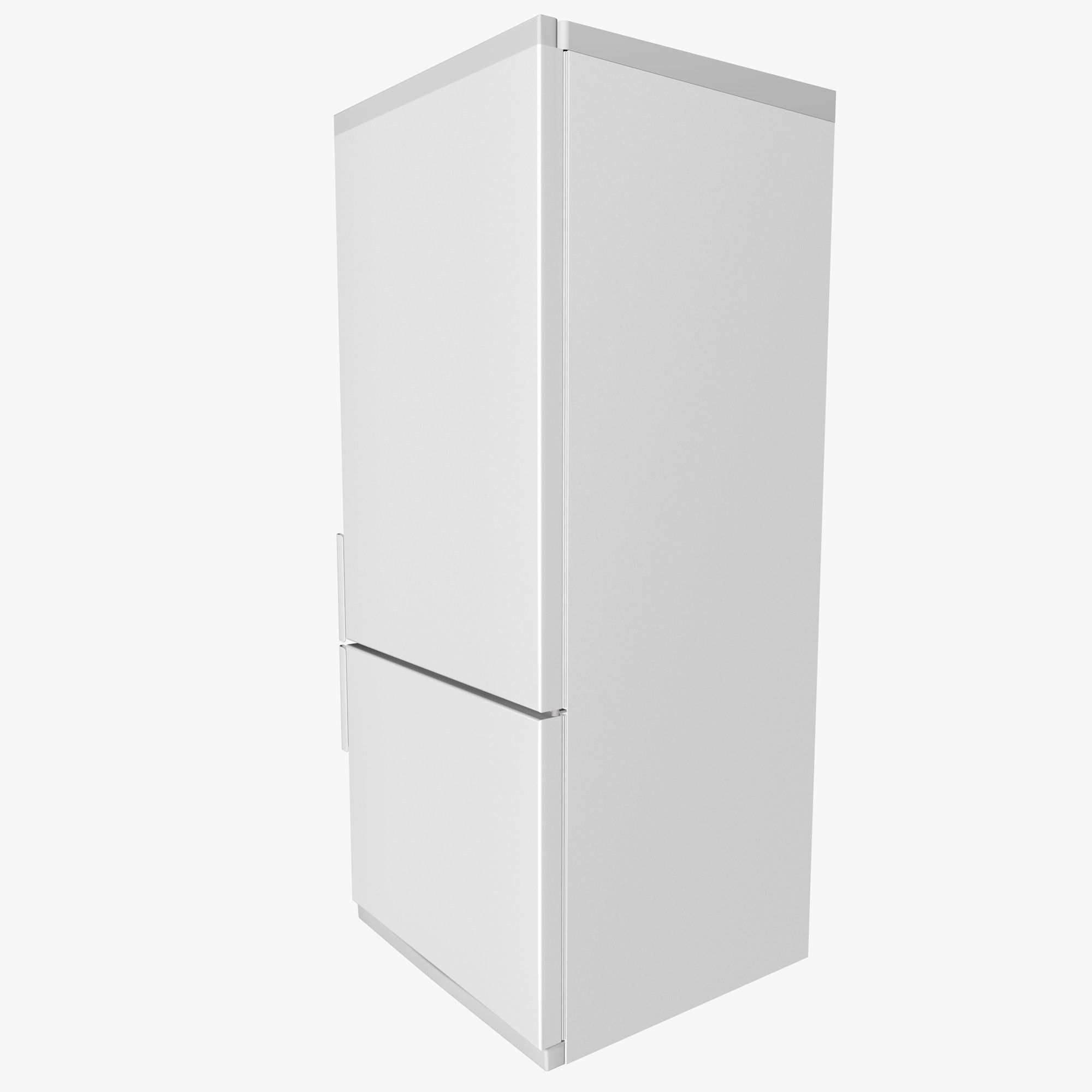 white fridge 3D model_7