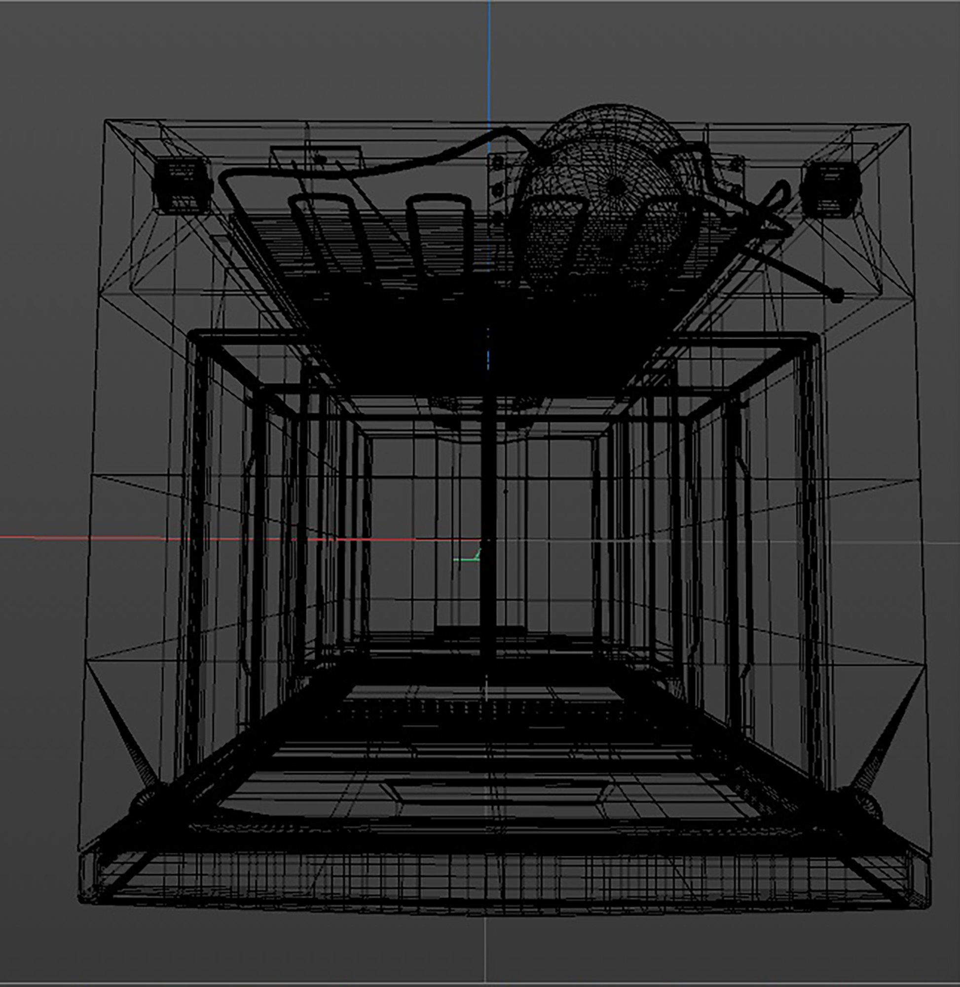 white fridge 3D model_20