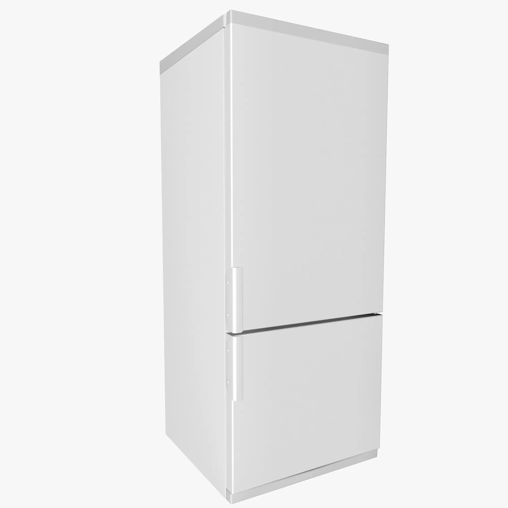 white fridge 3D model_0