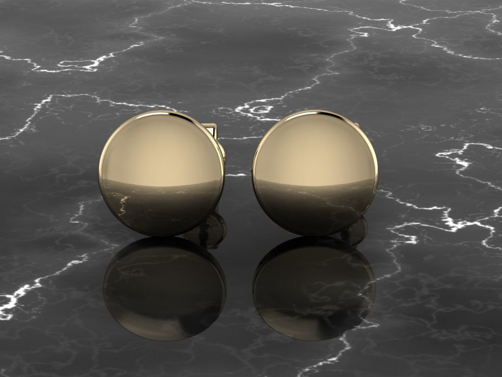 Jewelry Earring Round Shape 3D print model_11