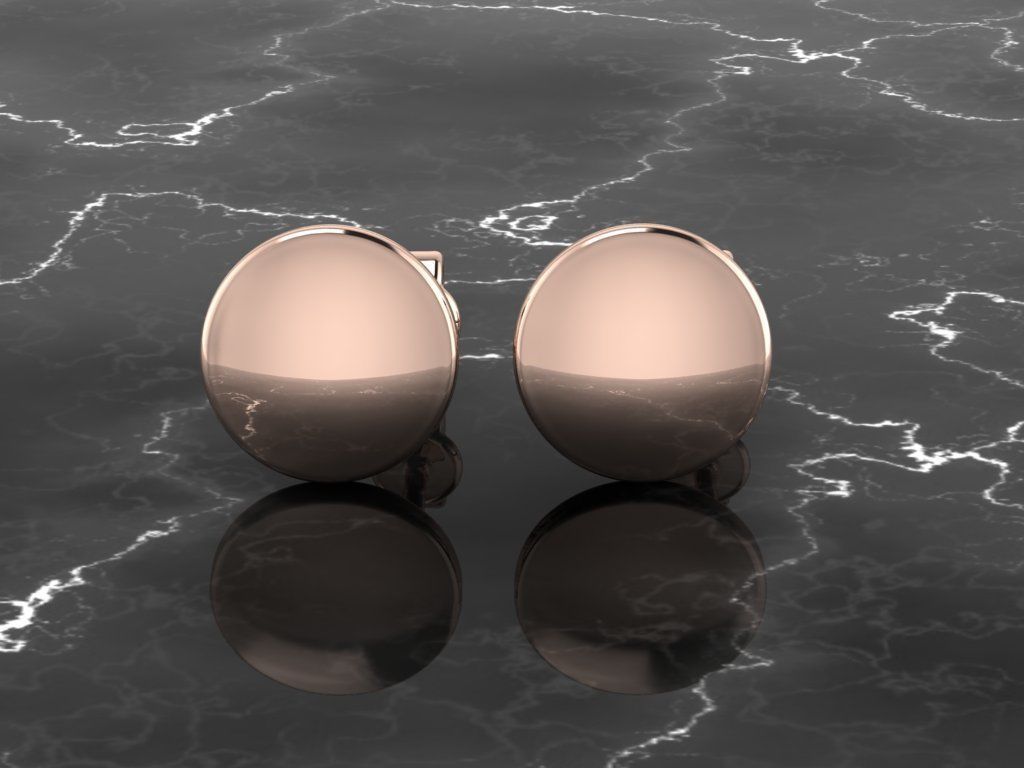 Jewelry Earring Round Shape 3D print model_2