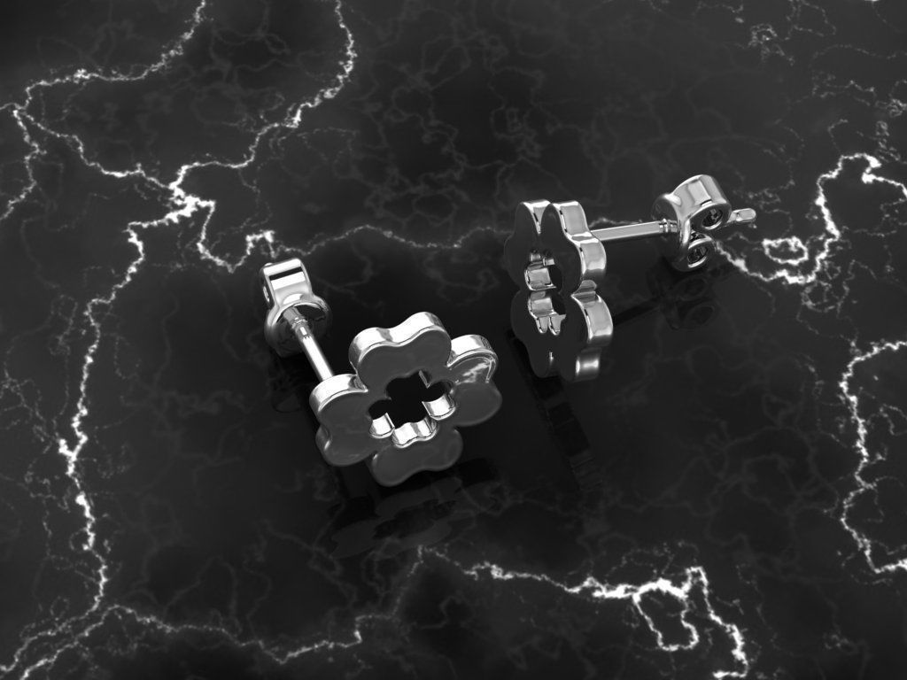 Jewelry Earring  3D print model_8