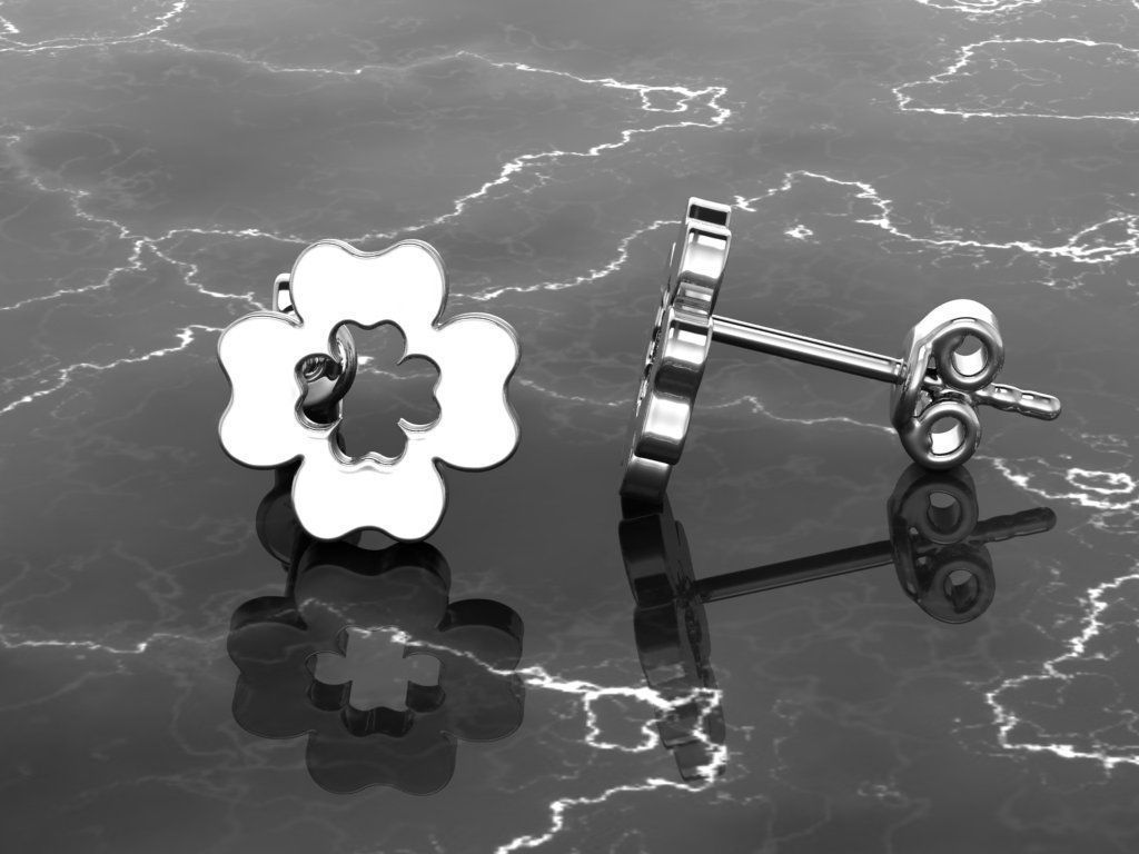 Jewelry Earring  3D print model_7