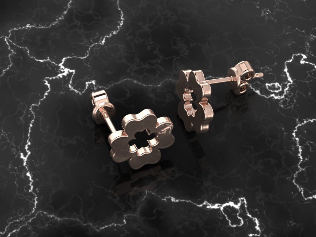 Jewelry Earring  3D print model_2