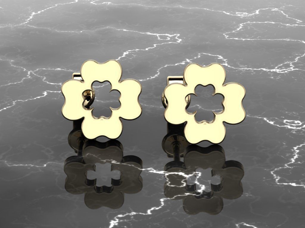 Jewelry Earring  3D print model_10