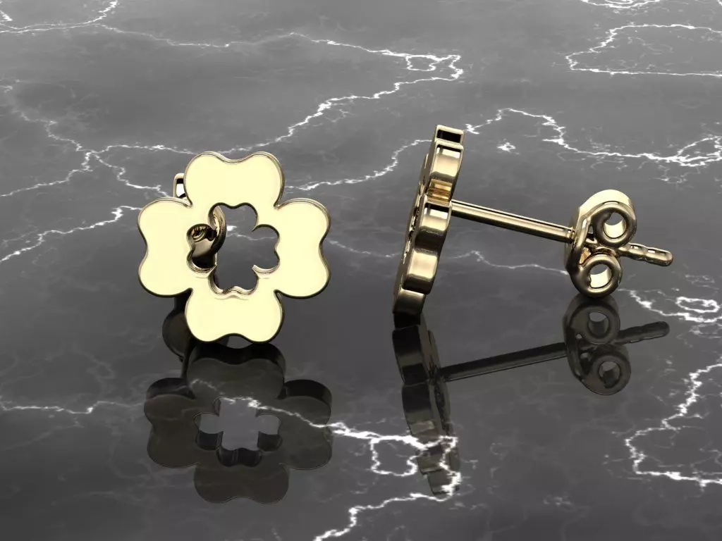 Jewelry Earring  3D print model_0