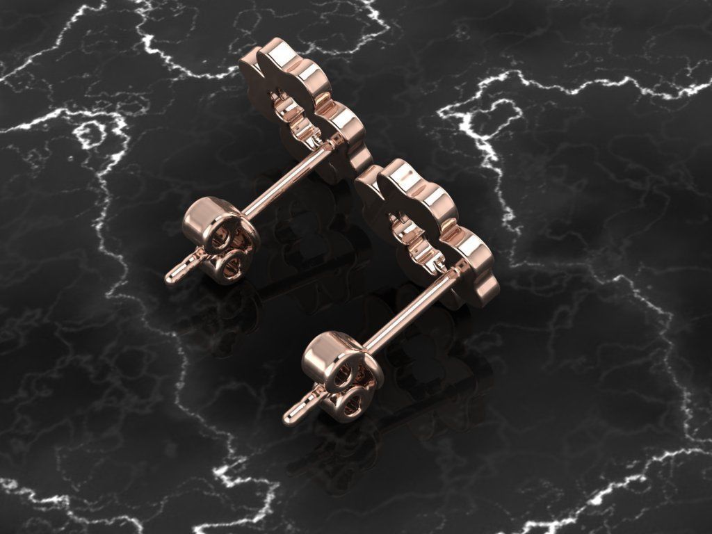 Jewelry Earring  3D print model_6