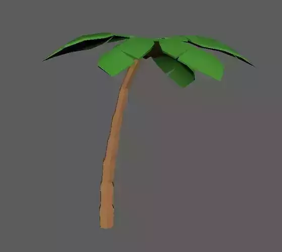 Lowpoly palm tree