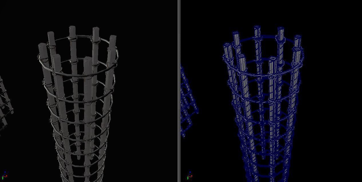 3D Steel concrete reinforcement Free 3D model_8