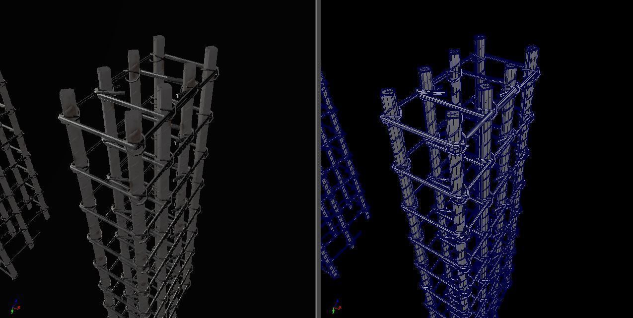 3D Steel concrete reinforcement Free 3D model_7