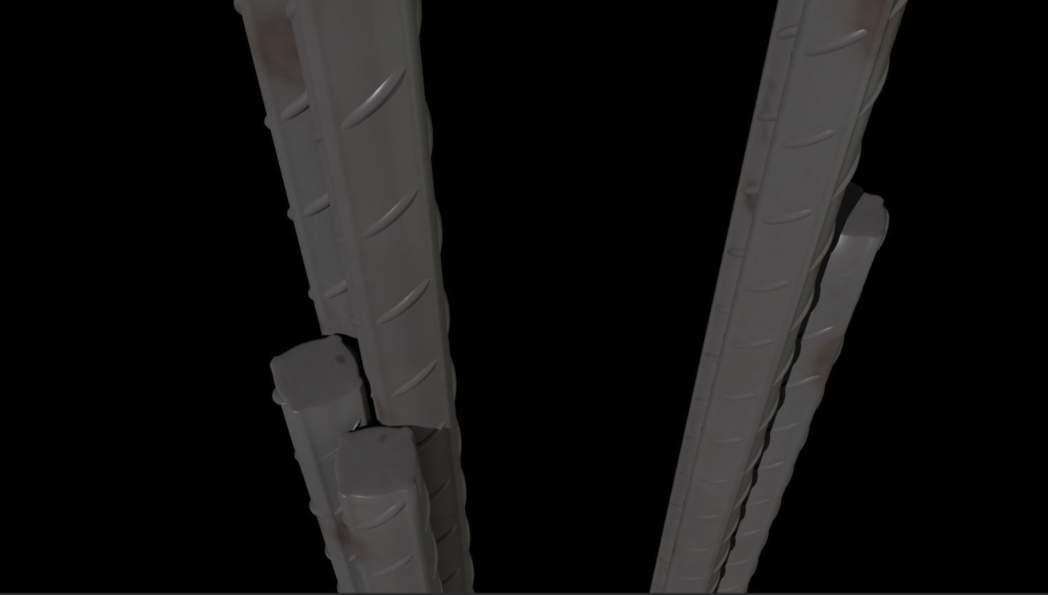 3D Steel concrete reinforcement Free 3D model_2