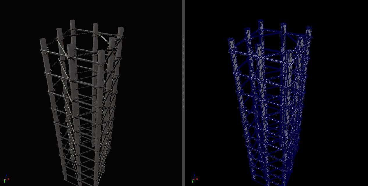 3D Steel concrete reinforcement Free 3D model_10
