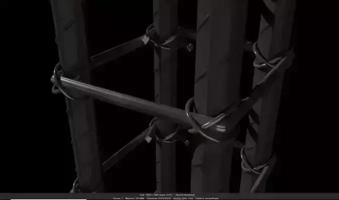 3D Steel concrete reinforcement Free 3D model