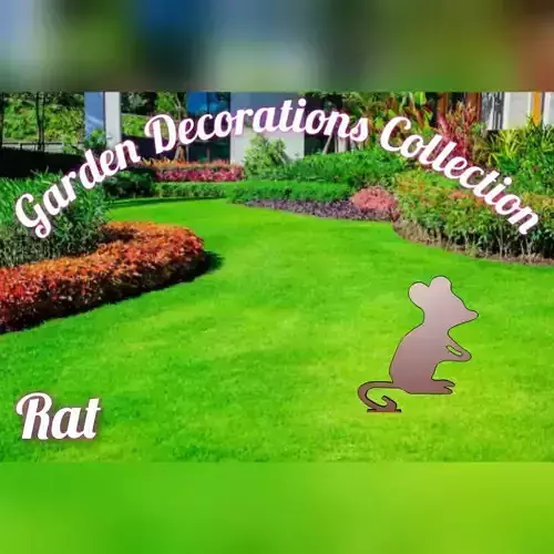 Wonderful Artificial Rat Home and Garden Outdoor Lawn Decor 3D model
