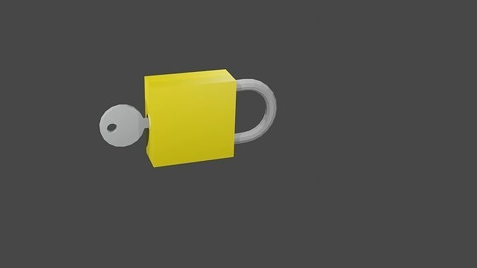 padlocks padlock 3D model