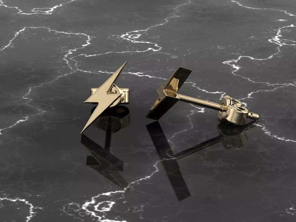 Jewelry Earring 3D print model_0