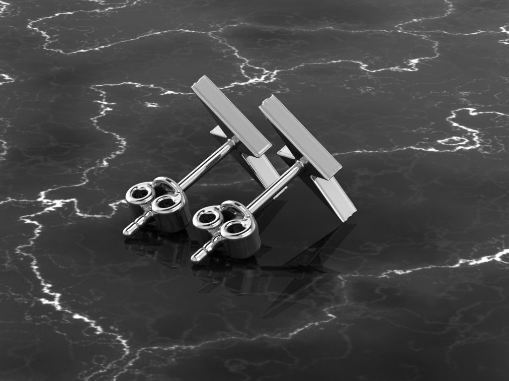 Jewelry Earring 3D print model_9