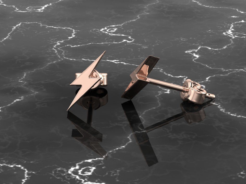 Jewelry Earring 3D print model_1