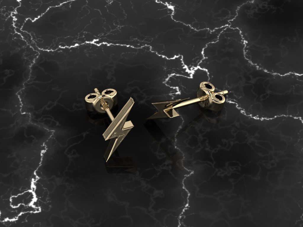 Jewelry Earring 3D print model_10