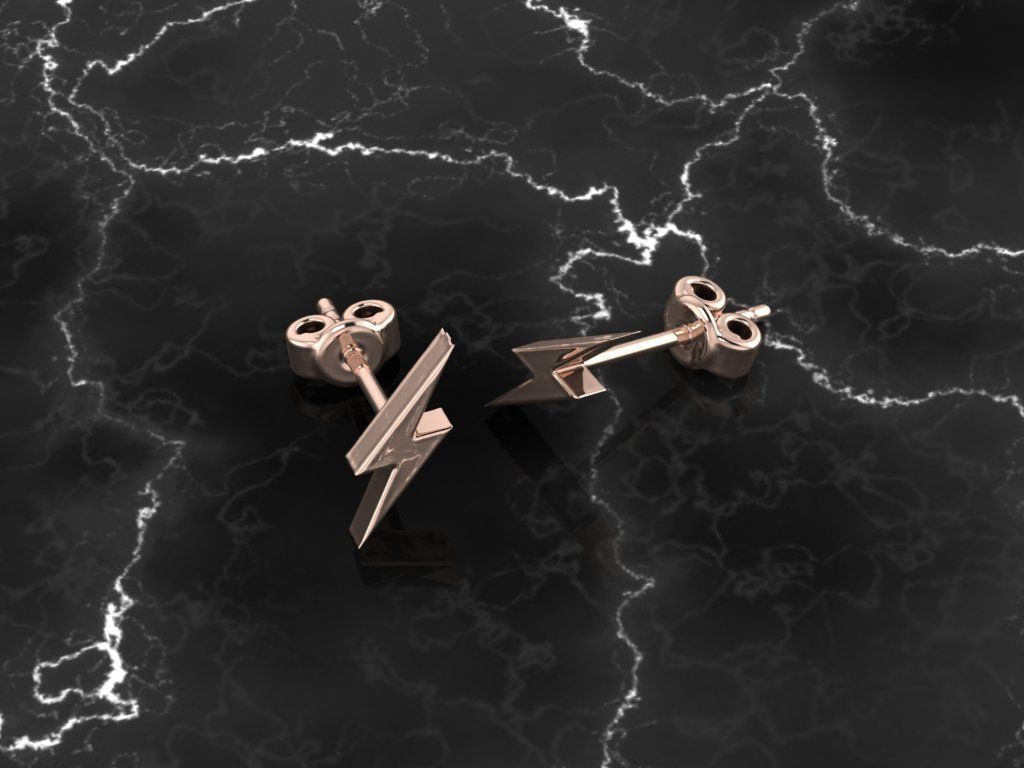 Jewelry Earring 3D print model_4