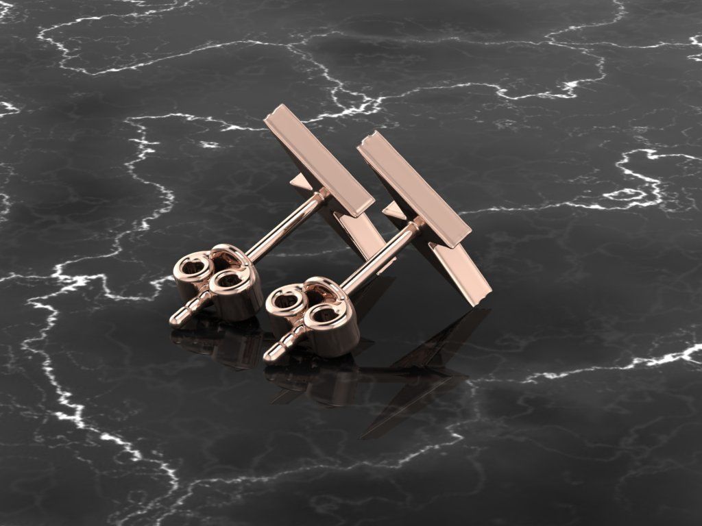 Jewelry Earring 3D print model_6