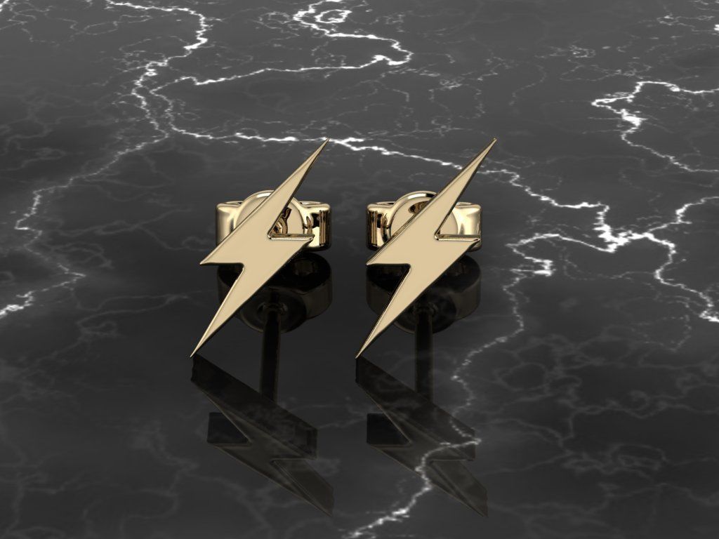 Jewelry Earring 3D print model_11