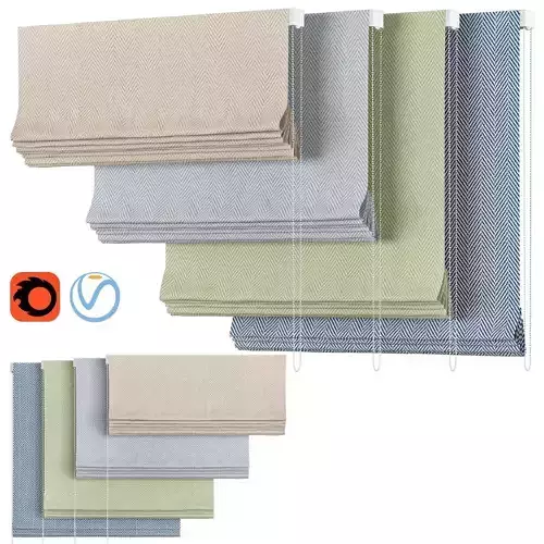 Roman Curtains 102 Schumacher CLASSIC HERRINGBONE