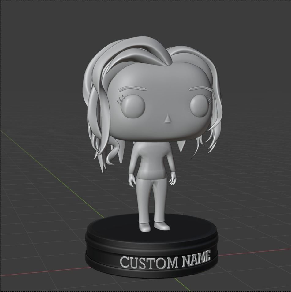 Funko Pop figurine 3D model_4