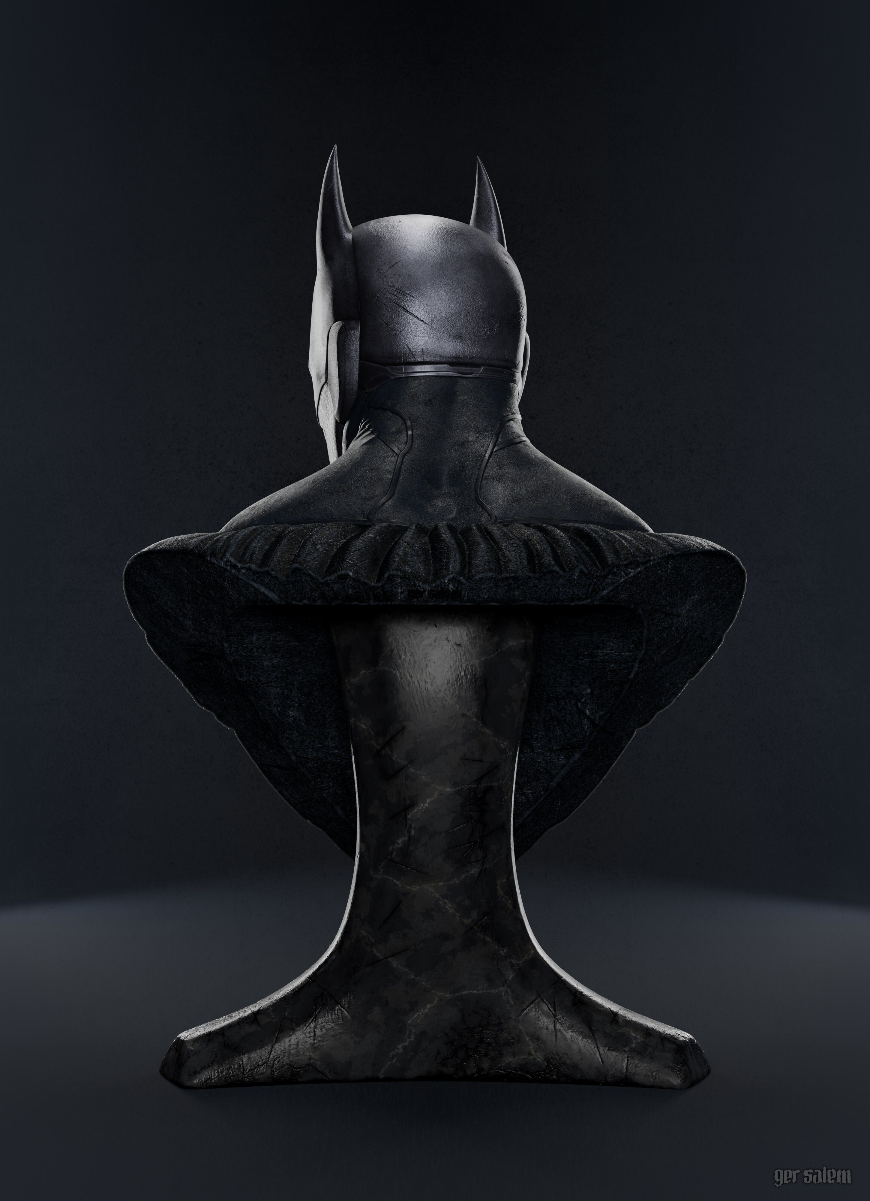 Batman Bust  3D print model_3